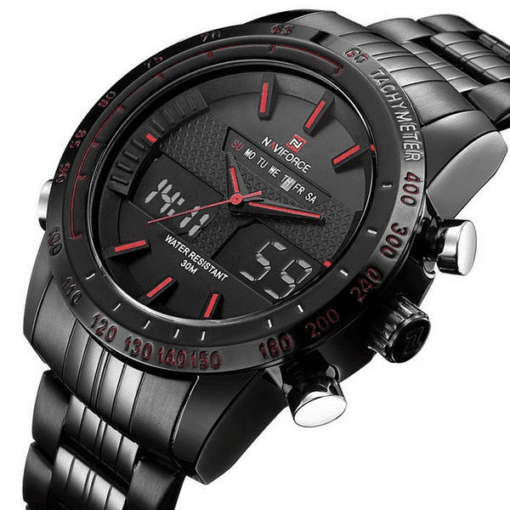 Naviforce - Stainless Steel Analog Wrist Watch